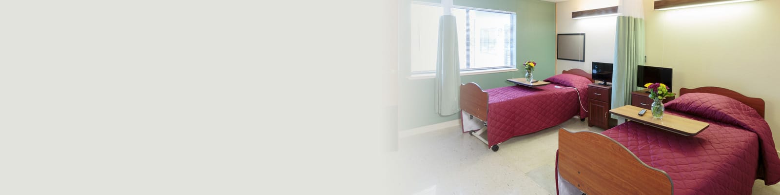 A patients room at River Valley