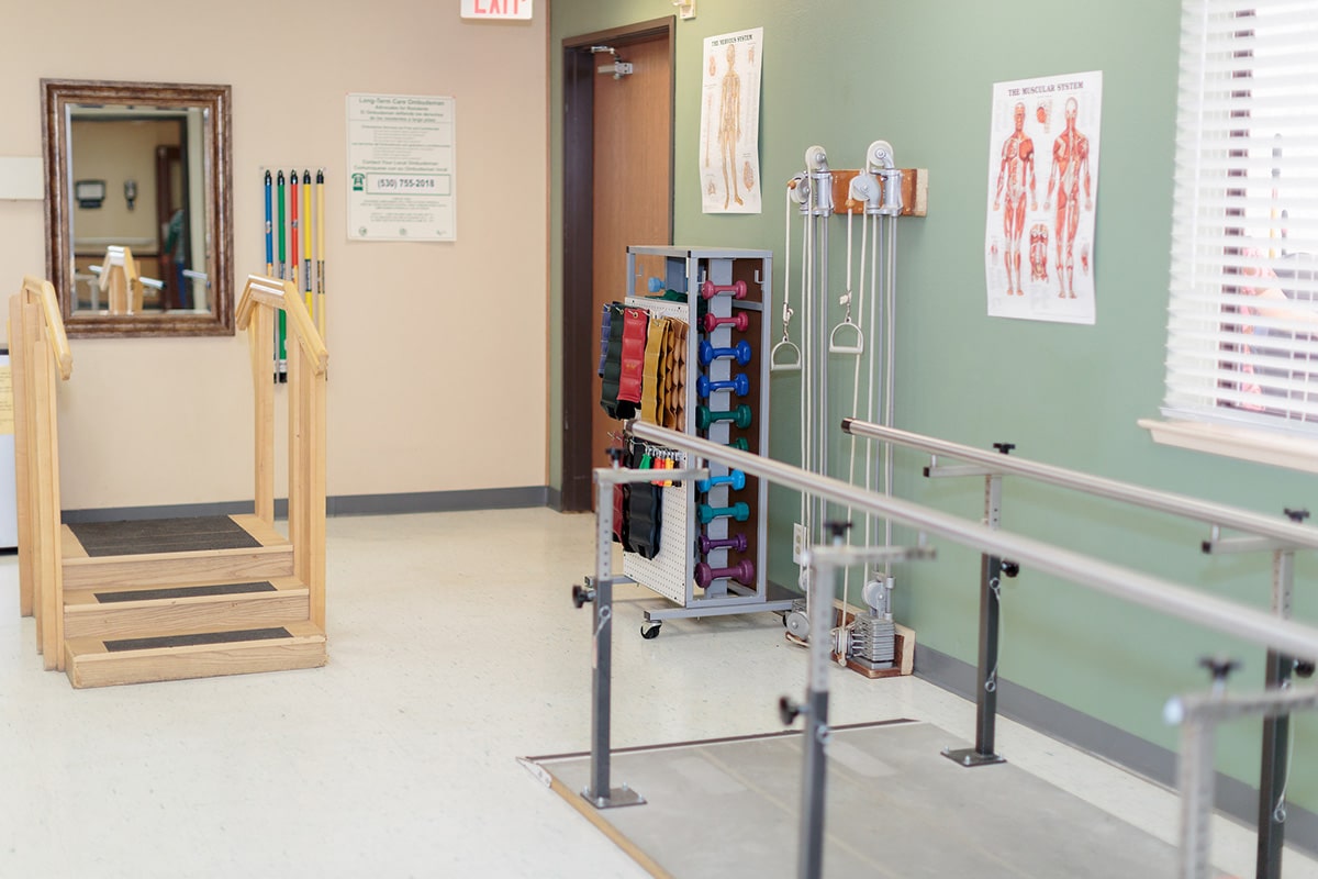 The rehabilitation gym at River Valley