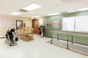 The rehabilitation gym at River Valley